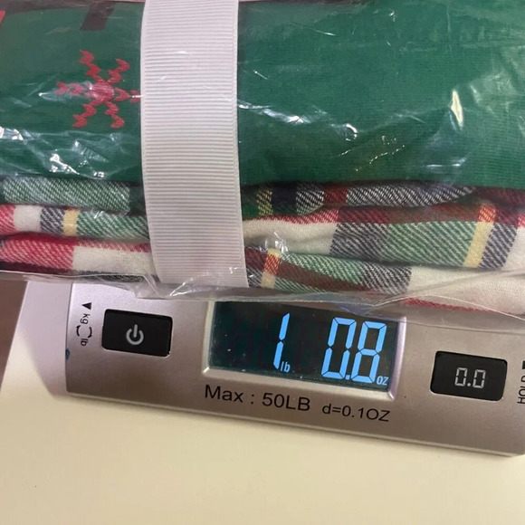 Jammies For Your Families Plaid Long Sleeve Christmas Pajama Set Size Large - Picture 3 of 6